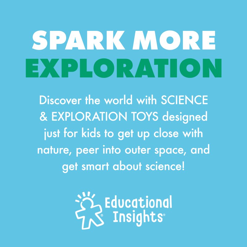 Kids Microscope STEM Toy for Ages 5+ - Educational Science Exploration Kit