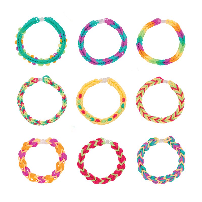 Scented Rubber Band Bracelets Making Kit - 3000 Colorful Fragrant Bands for Kids
