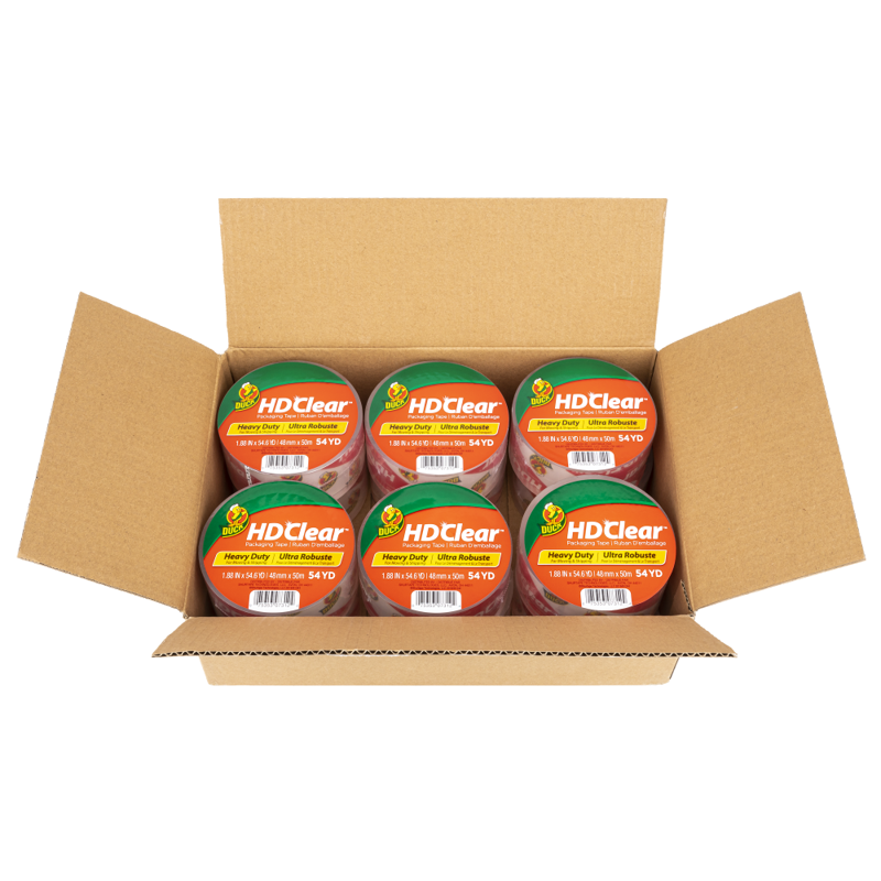 Heavy Duty Clear Packing Tape 12 Pack - 1.88 in x 54.6 yd for Shipping & Moving