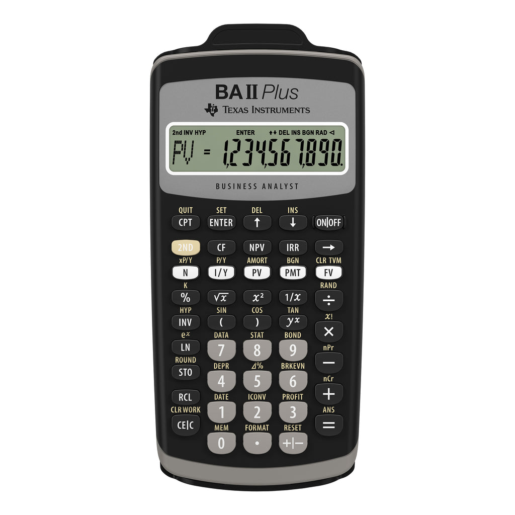 Financial Calculator BA II Plus Dark Gray for Business & Education