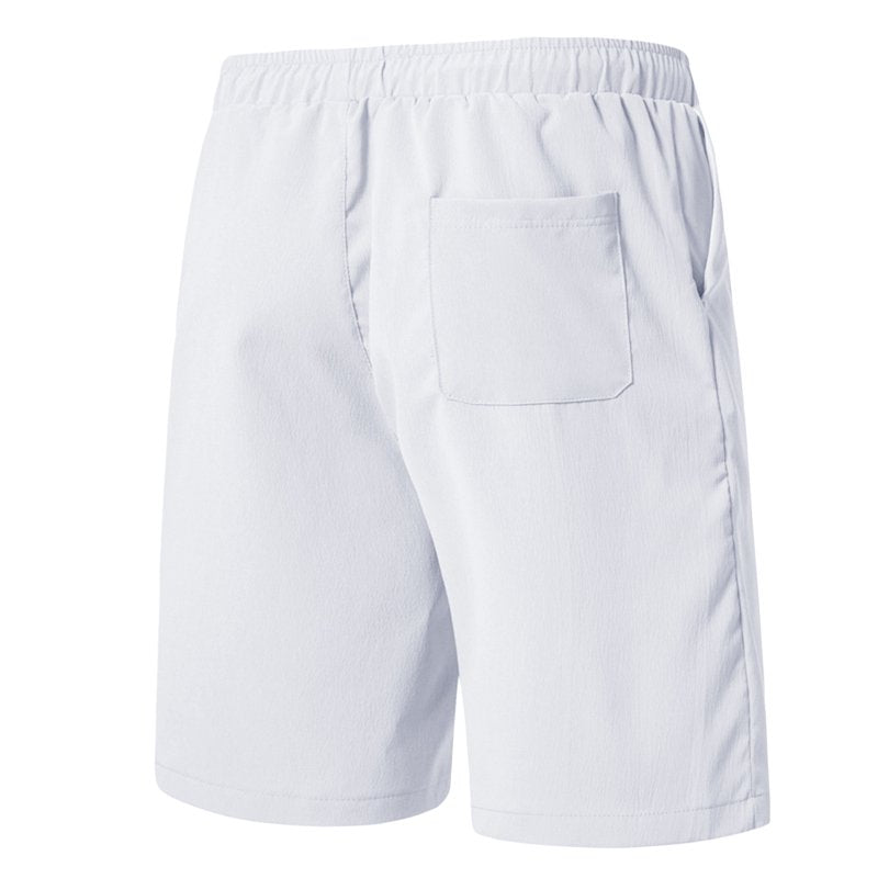 Men's Lightweight Athletic Shorts with Elastic Waist for Gym & Casual Wear