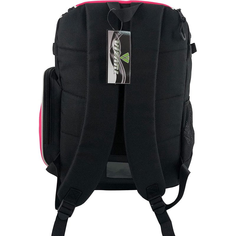 Soccer Backpack with Multiple Compartments for Kids and Adults - Neon Pink/White