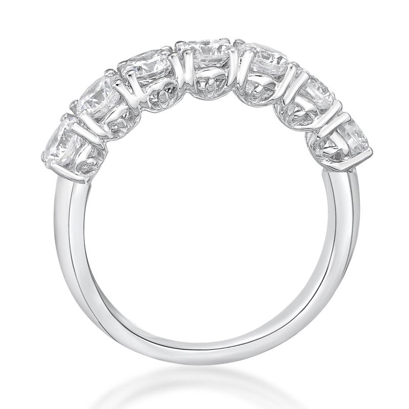 Sterling Silver Simulated White Diamond Ring - Elegant Jewelry Gift