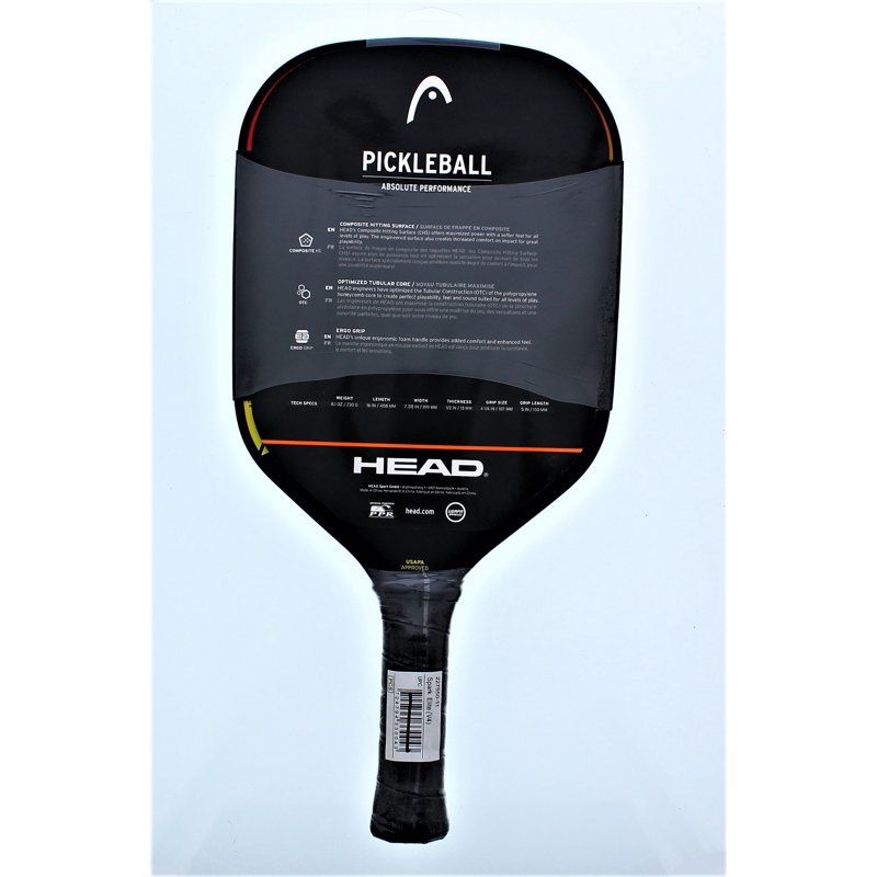 HEAD Spark Elite Pickleball Paddle - Fiberglass Surface, 8.1 oz, Red/Yellow/Black Variation