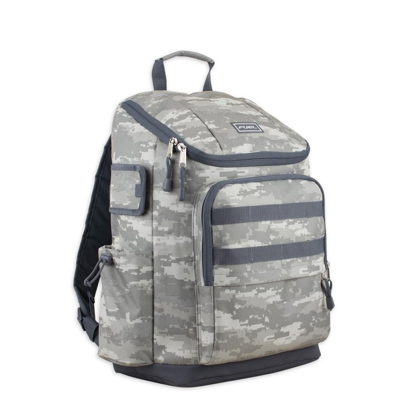 Unisex Outdoor Cargo Backpack with Top Loading Design and Multiple Compartments