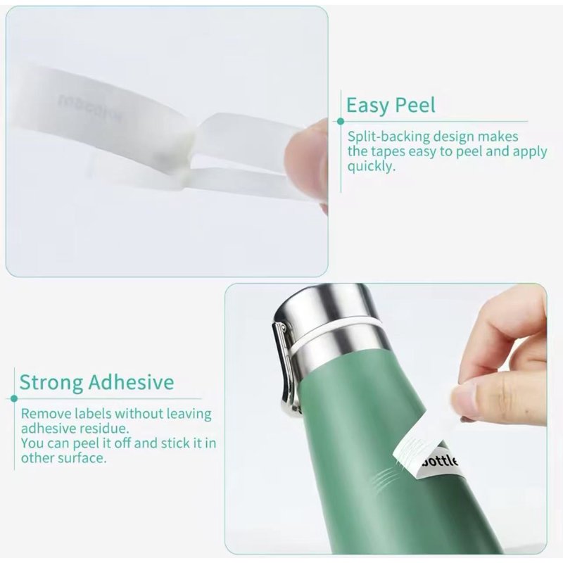 Label Tape Replacement for Brother P Touch 12mm - Durable Water-Resistant Rolls