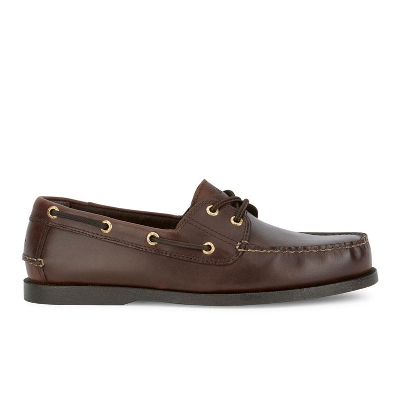 Men's Leather Boat Shoes - Casual Slip-On Deck Footwear for Men