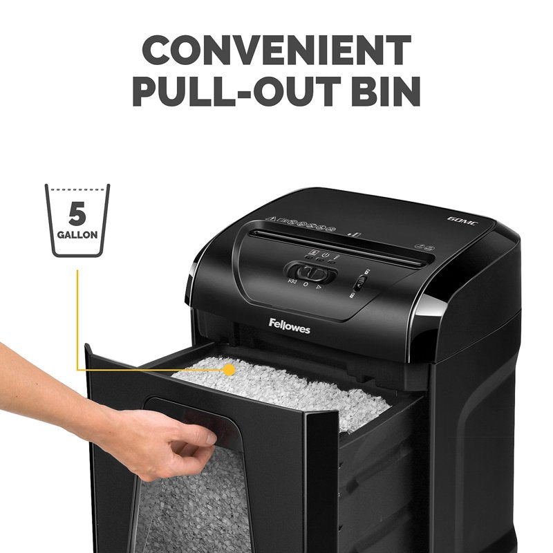 Micro-Cut Office Shredder for 10 Sheets with Safety Lock, 1257 Particles