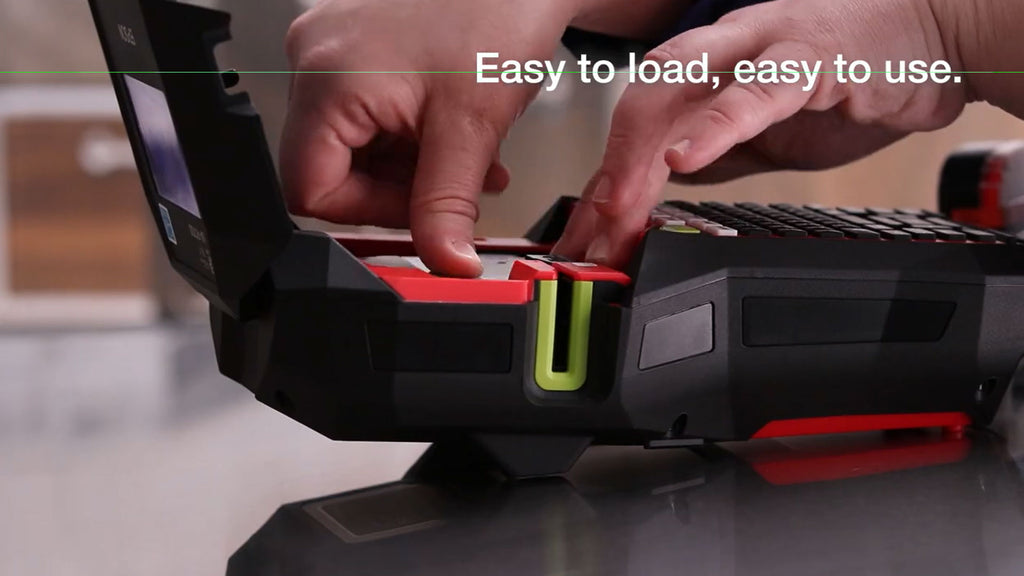 Industrial Label Maker Kit for Heat-Shrink, Vinyl & Tape - Portable Printer