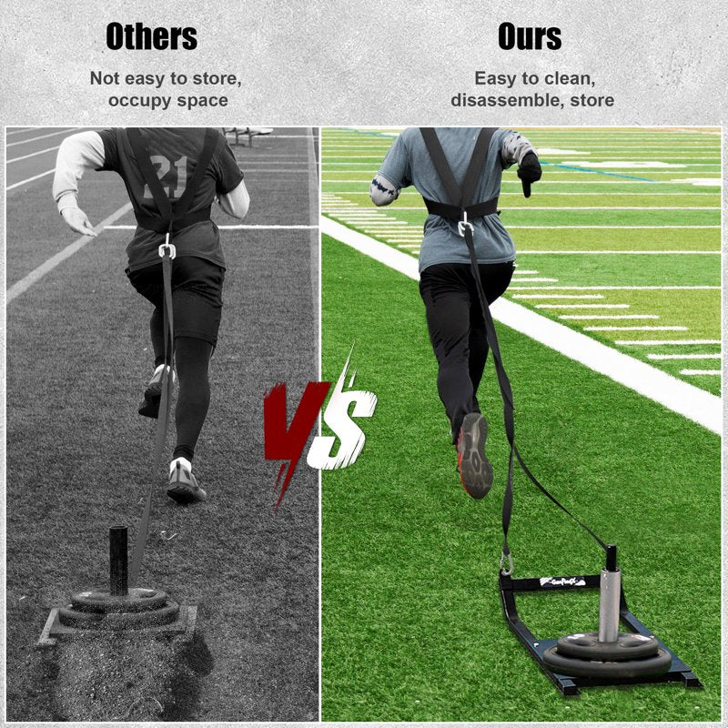 Heavy Duty Weight Sled for Strength and Speed Training Gym Equipment