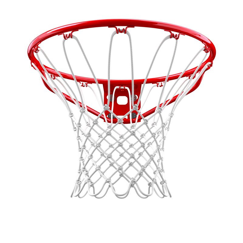 Spalding Basketball Rim with Net - Indoor & Outdoor Steel Mounting