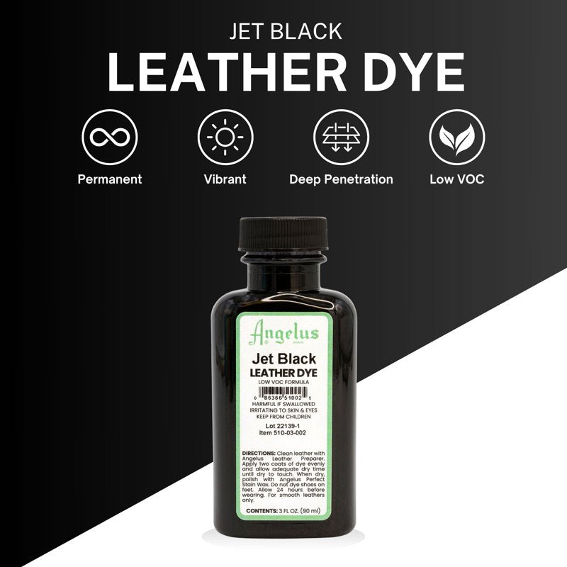 Leather Dye - Deep Penetrating Low VOC Leather Colorant for Shoes & Furniture