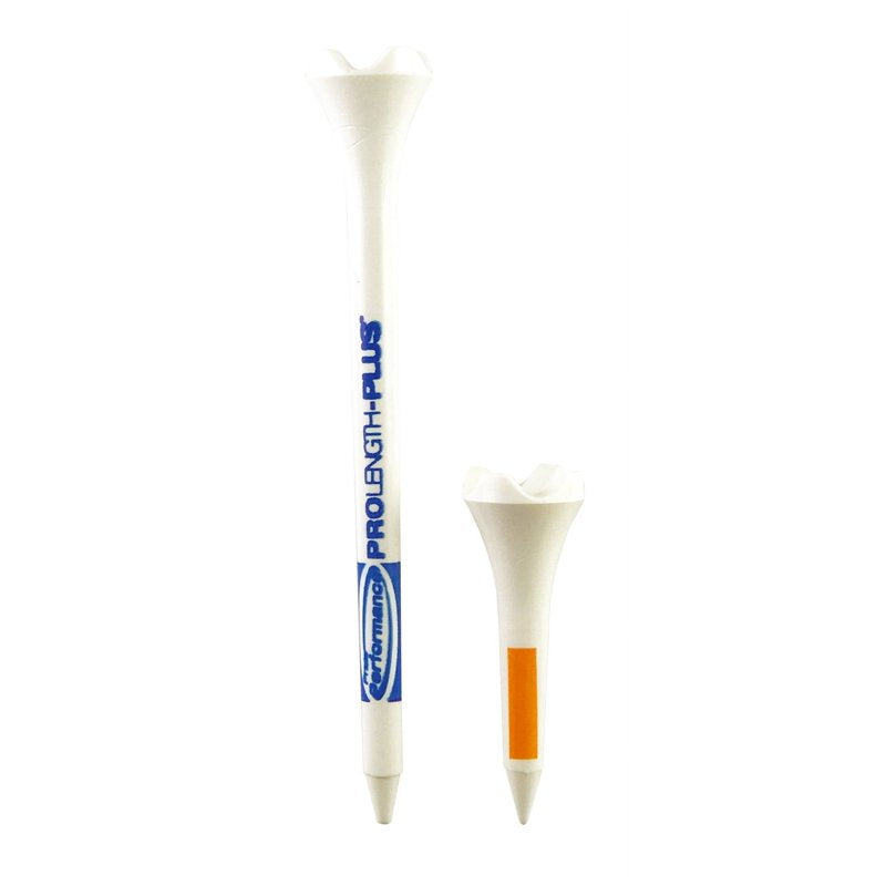 Plastic Golf Tees Combo Pack - 40 Count, Low-Resistance, Durable Performance