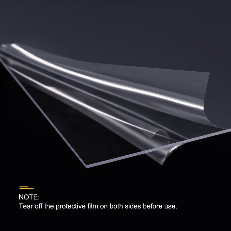 Clear Plastic Sheet for Picture Frame Replacement 11x14 Inch - Shatterproof & Waterproof