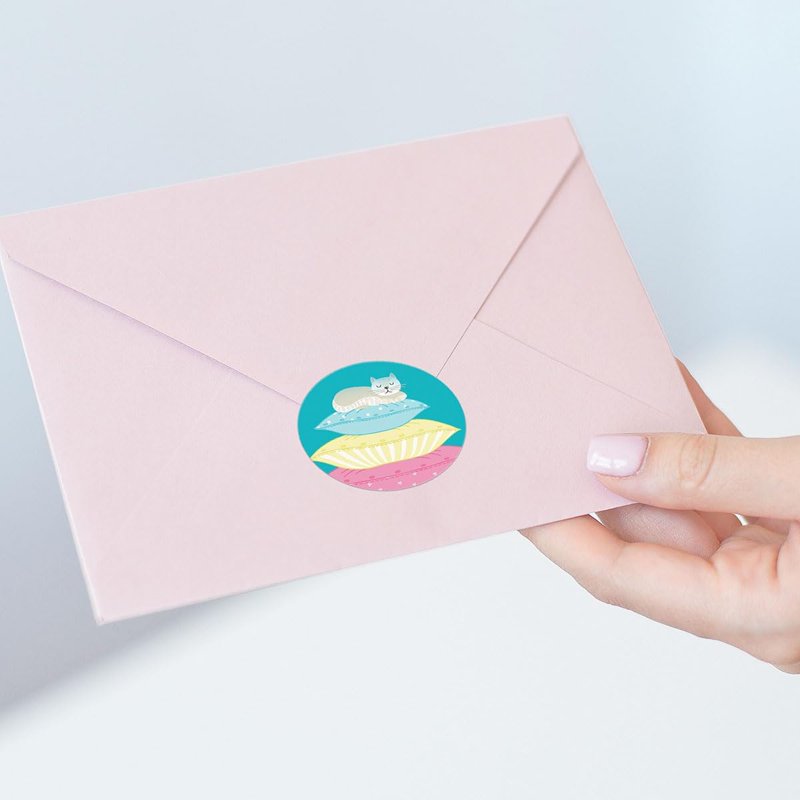 Current Spreading Cheer Seals (4 Designs) – Set of 24 1.5" Envelope Seals – Cheer