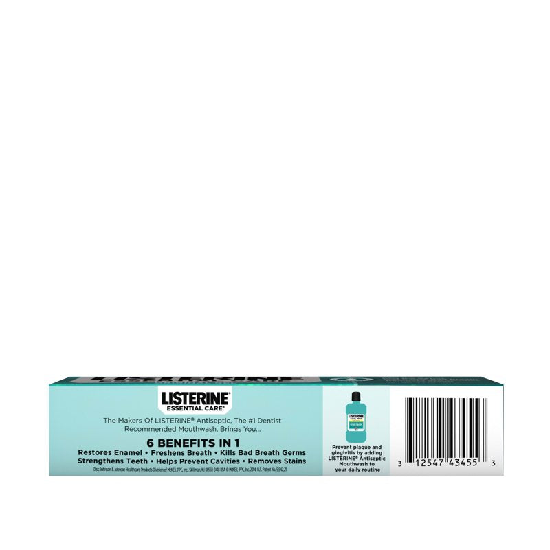 Multipack Fluoride Toothpaste with 6 Benefits - Fresh Mint Gel for Oral Care