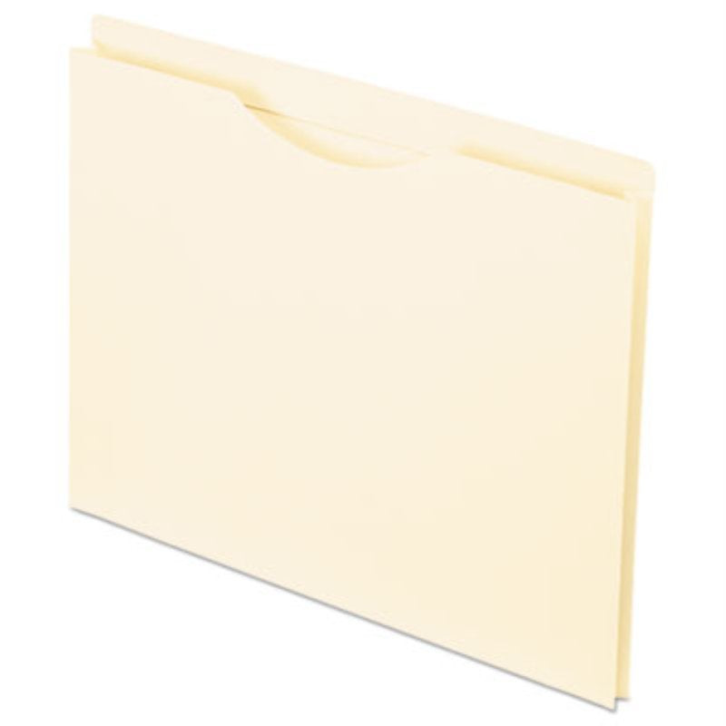 1-Inch Expansion Manila File Jackets - Reinforced Top-Tab Letter Size, Pack of 50