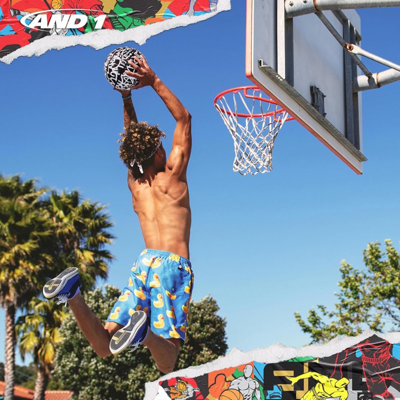 Official Size Rubber Basketball for Indoor & Outdoor Play - 29.5 Inch Streetball