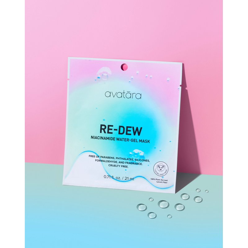 Niacinamide Water-Gel Face Mask for Hydration & Sensitive Skin - 1 Sheet
