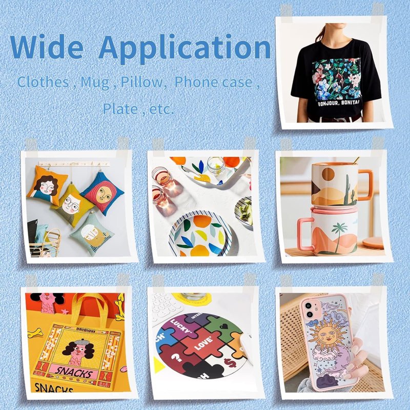 Sublimation Transfer Paper 8.5x11 Inch - 120 Sheets for T-Shirts, Mugs & Tumblers