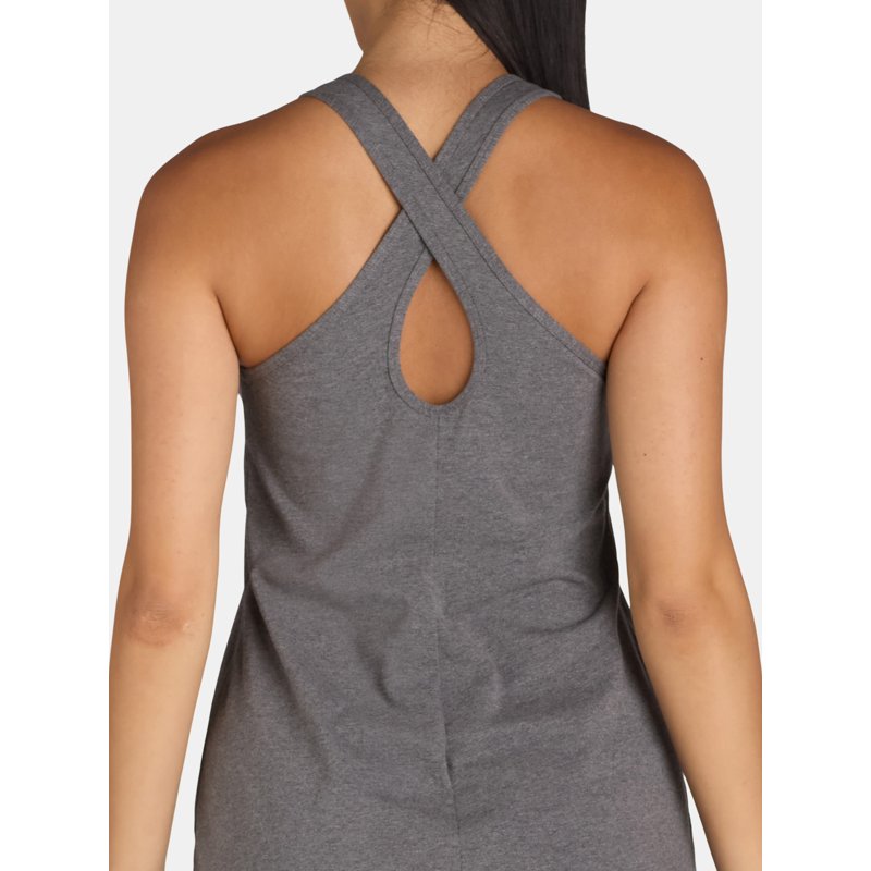 Women’s Dri-More Sleeveless Tank Dress with Moisture-Wicking Finish - Athletic & Casual Style