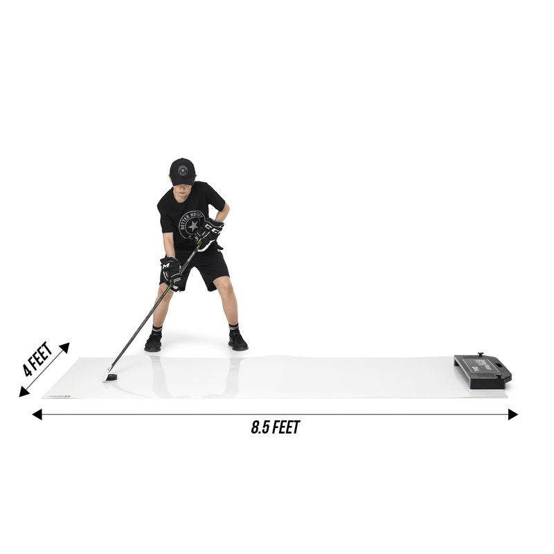 Weatherproof Hockey Shooting Pad with Straps - 4ft x 8.5ft for Indoor & Outdoor Practice