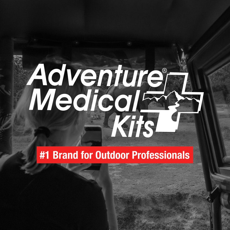 Travel First Aid Kit with Wound Care Supplies & Medications - Remote & Adventure Ready