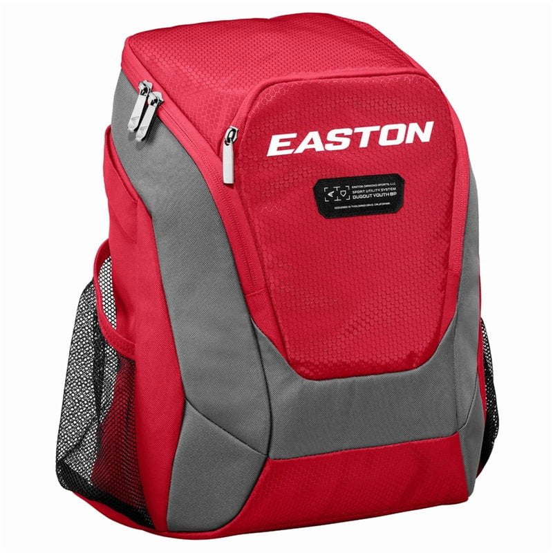 Youth Sports Backpack with Mesh Pockets & Fence Hook - Multiple Colors