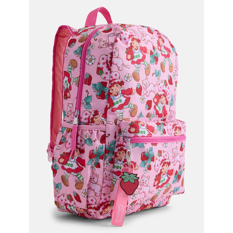 Kids' 17-Inch Strawberry Shortcake Laptop Backpack with Multiple Colors
