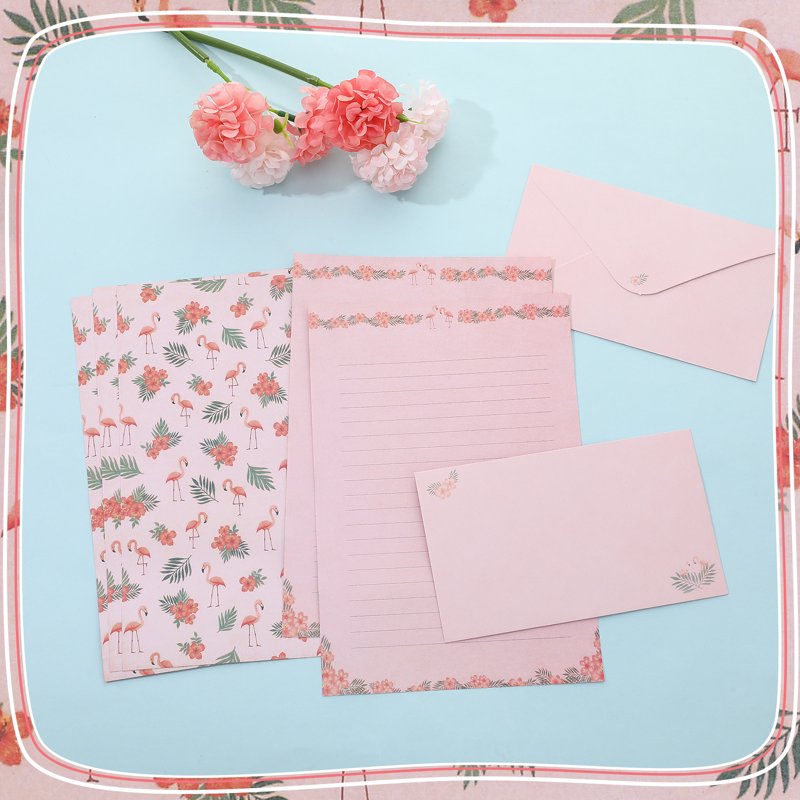 54-Piece Stationery Set with Envelopes and Labels for Writing Letters and Invitations