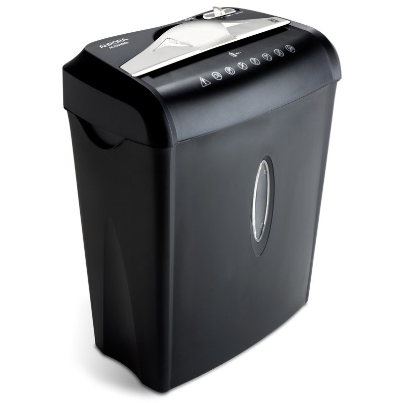 8-Sheet Crosscut Paper & Credit Card Shredder with 3.7-Gallon Wastebasket