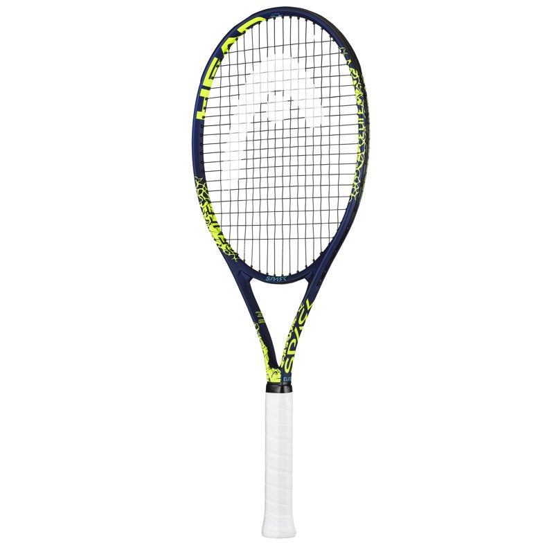 Adult Tennis Racket 27 Inch Strung Control and Power, Navy/Yellow