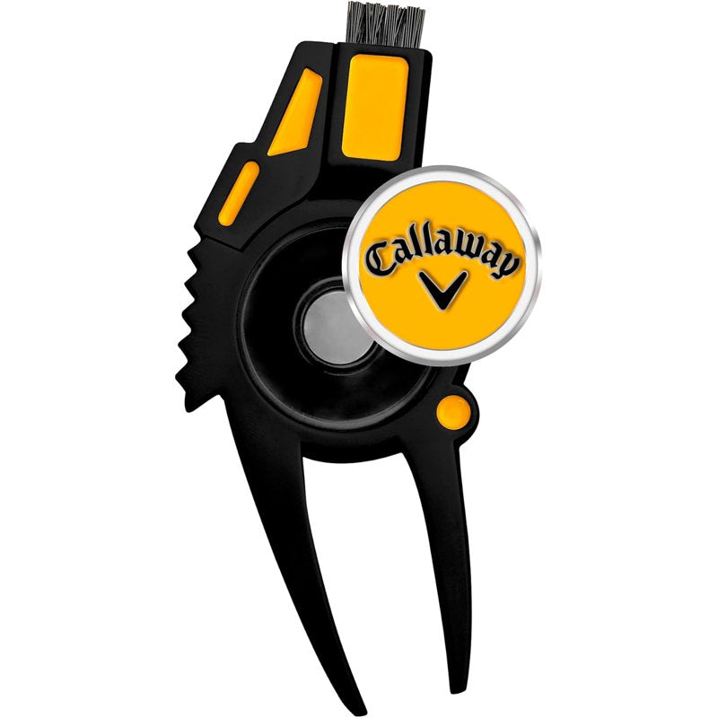 4-in-1 Golf Divot Repair Tool with Markers & Brush - Multiple Colors