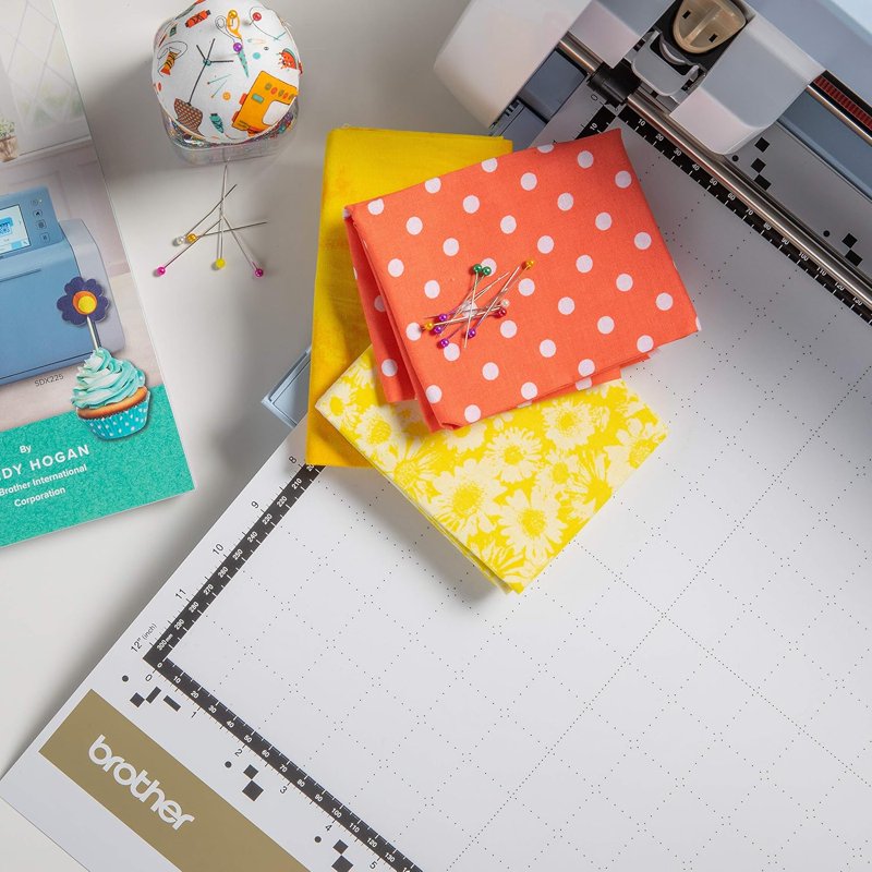 Brother ScanNCut DX Fabric Mat for Precise Fabric Cutting 12x12 Inches