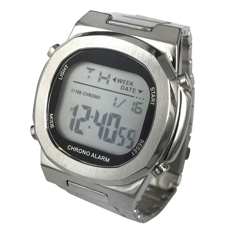 Men's Digital Wristwatch with Alarm Stopwatch & Backlight