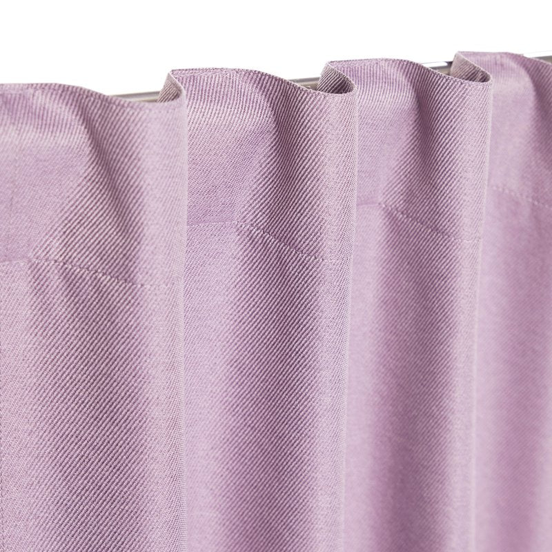 Blackout Curtain Panel Pair - Solid Rod Pocket with Back Tabs, 30" W x 95" L