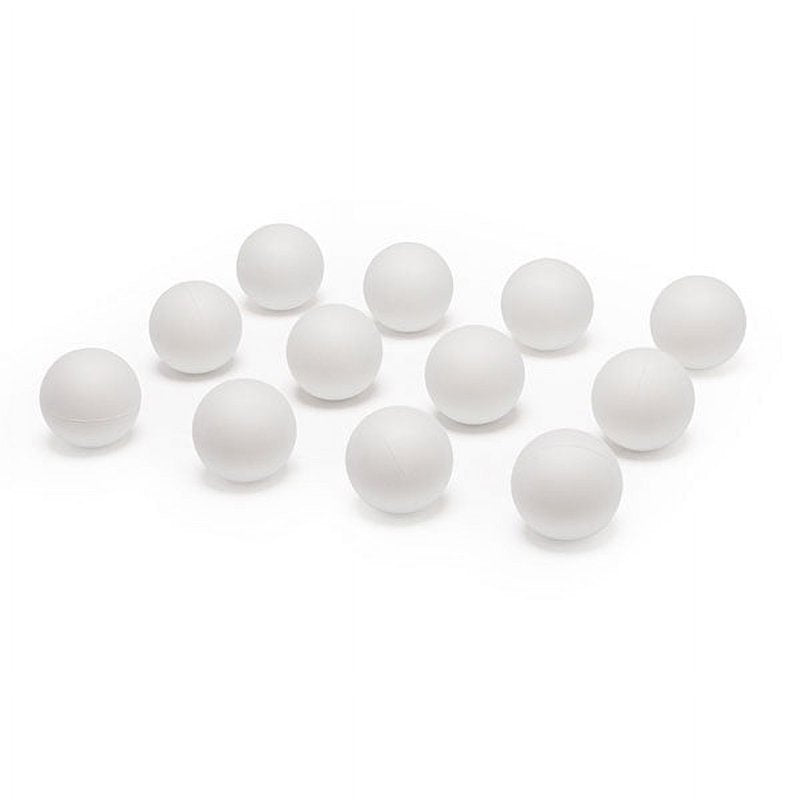 Soft Lacrosse Practice Balls 12-Pack for Indoor Training - White & Pink