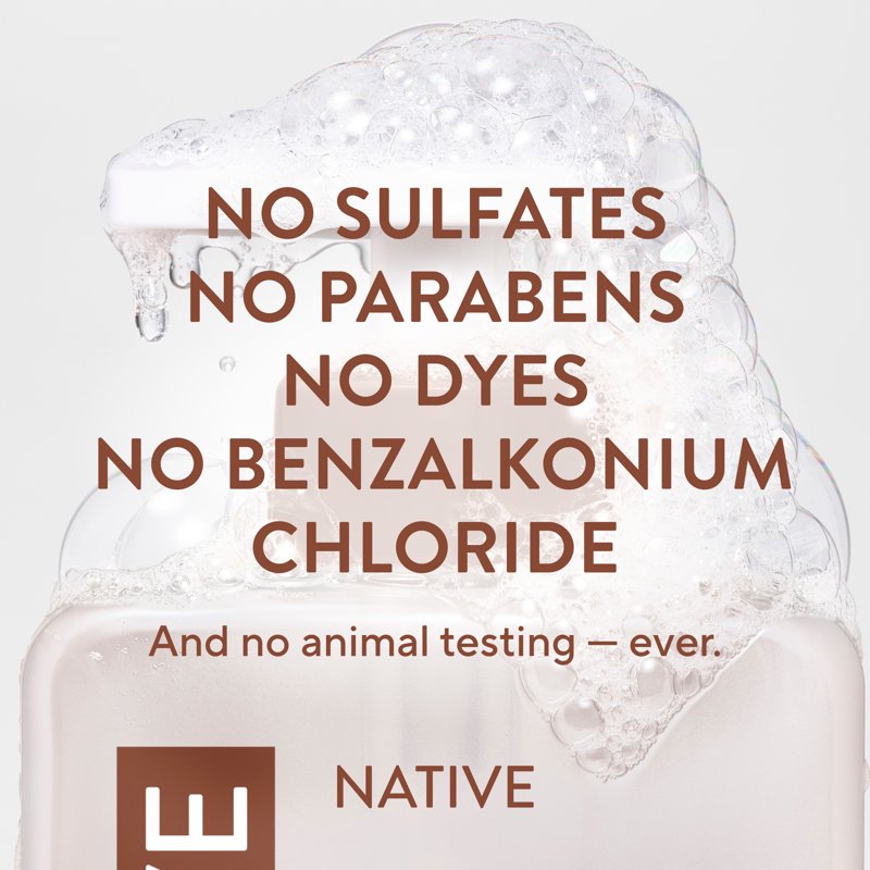 Native Liquid Hand Soap - Non-Drying, Sulfate-Free with Coconut & Vanilla