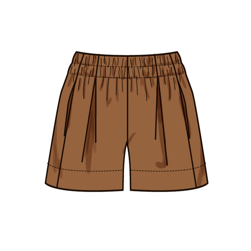 Misses' Shorts and Pants Sewing Pattern with Elastic Waist & Pockets - Sizes XS-XXL