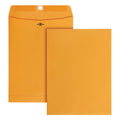 9x12 Kraft Clasp Envelopes with Permanent Seal, Heavyweight Brown Paper, Pack of 100