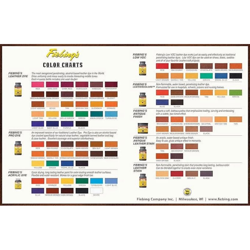 Leather Dye - Dark Brown 4 oz Alcohol-Based Shoe & Craft Dye
