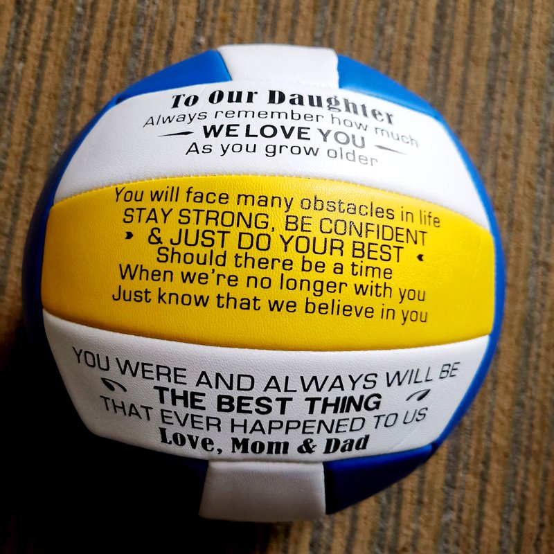Kids Volleyball Ball - Indoor Outdoor Training Ball for Children - Diameter 8 Inches