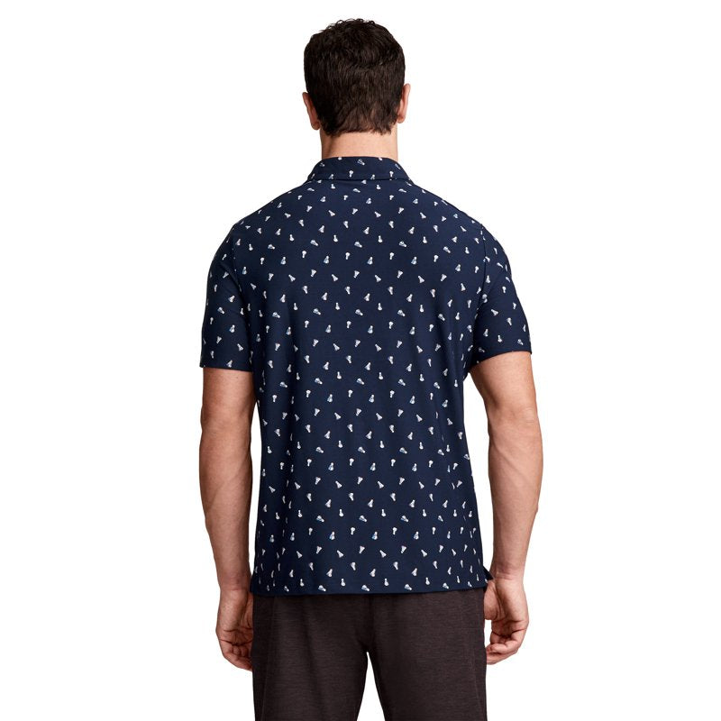 Men's Polo Shirt - Soft, Stretchy, Odor-Control, Casual Wear