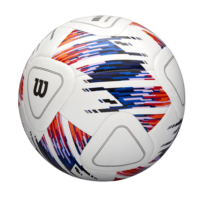 Wilson NCAA Vivido Replica Soccer Ball - White/Orange/Purple, Size 5 - Variation 5