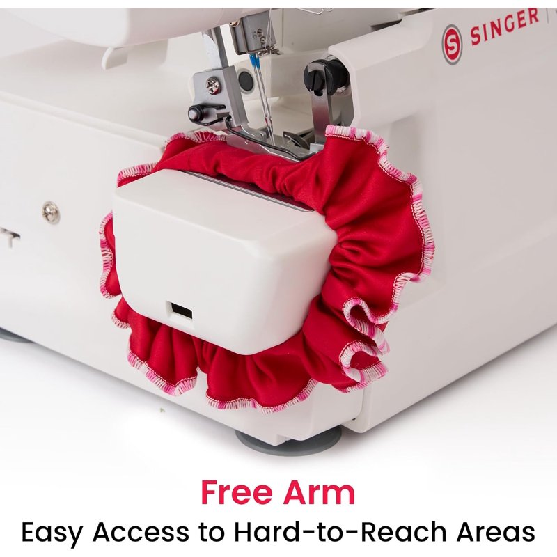 Serger Overlock Machine with 8 Stitches, Differential Feed & LED Light