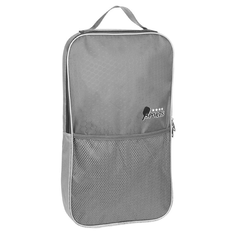 Deago Pickleball Sling Bag - Gray, Fits 2 Paddles & 4 Balls, Adjustable Strap