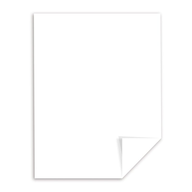 Printable Sticker Paper for Inkjet & Laser Printers - 8.5x11 White Sheets, 15 Pack