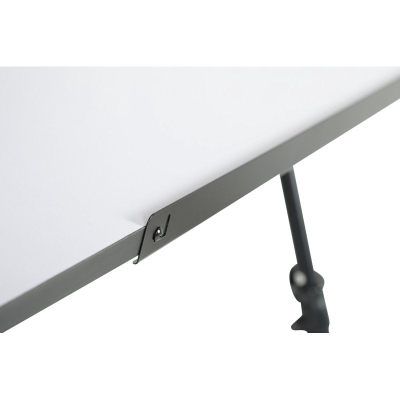 Folding Drafting Table with Adjustable Top and Storage Shelf - 42x30 Inches