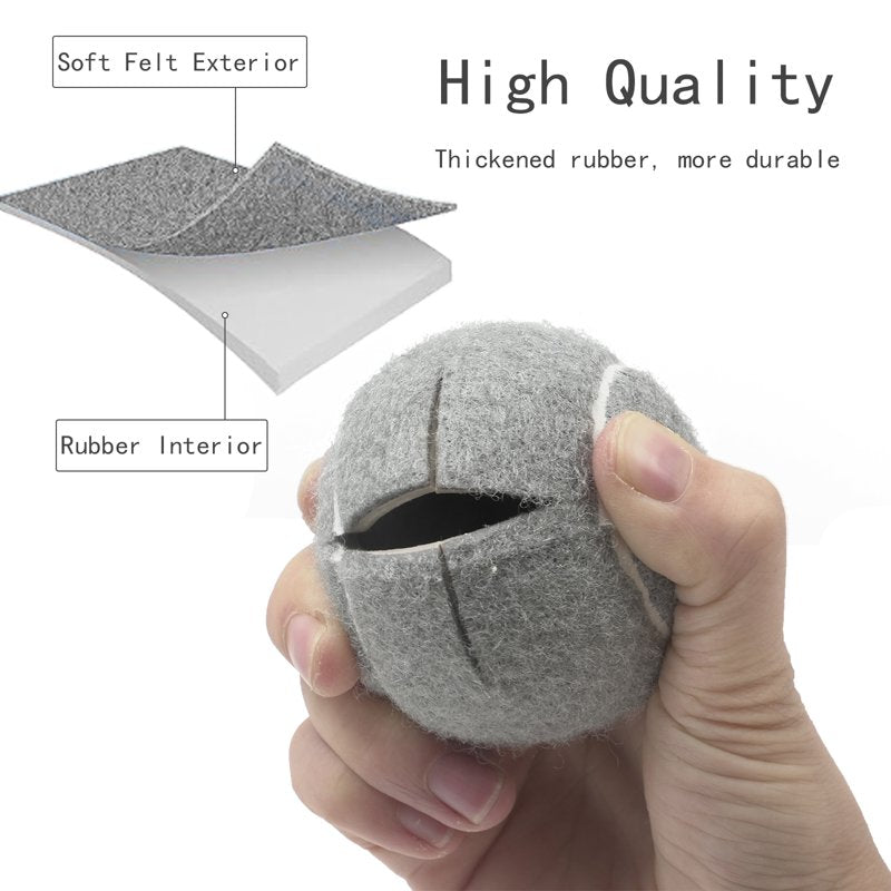 Tennis Balls for Walkers 4 Pcs - Floor Protection & Gliding