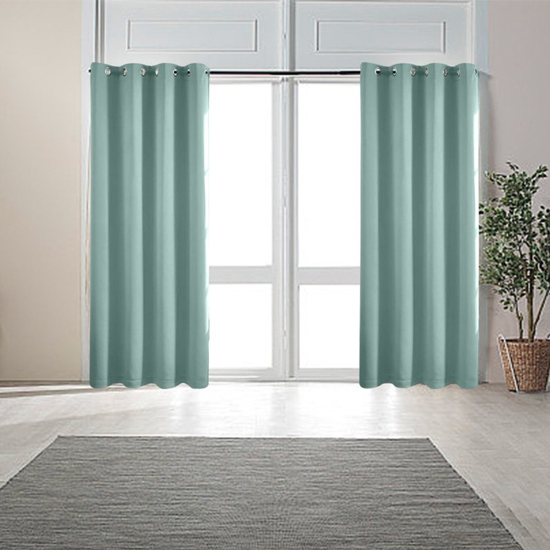 Room Darkening Noise-Reducing Blackout Curtains - Insulated Thermal Drapes